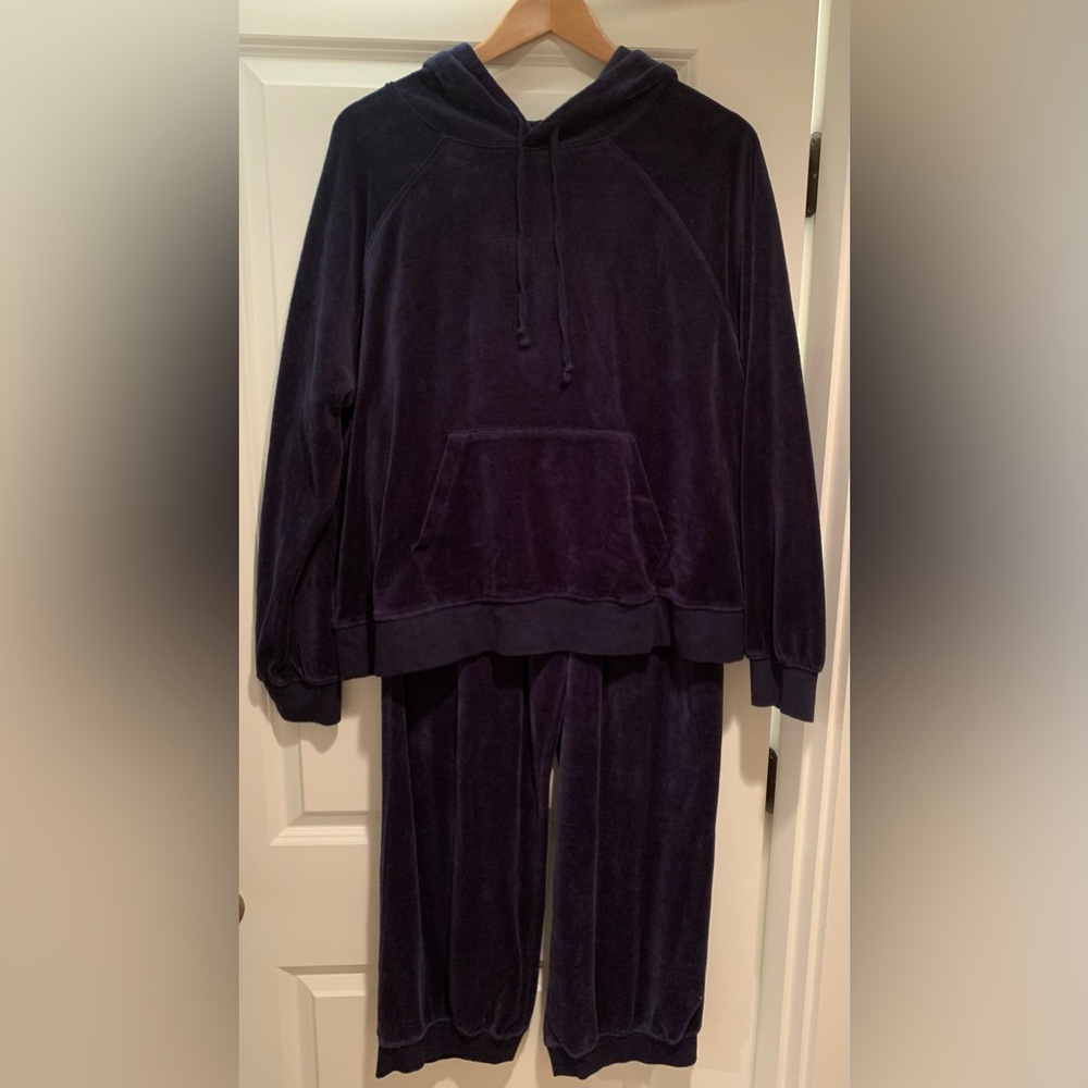 Jcrew size LARGE hoodie Size MEDIUM pant